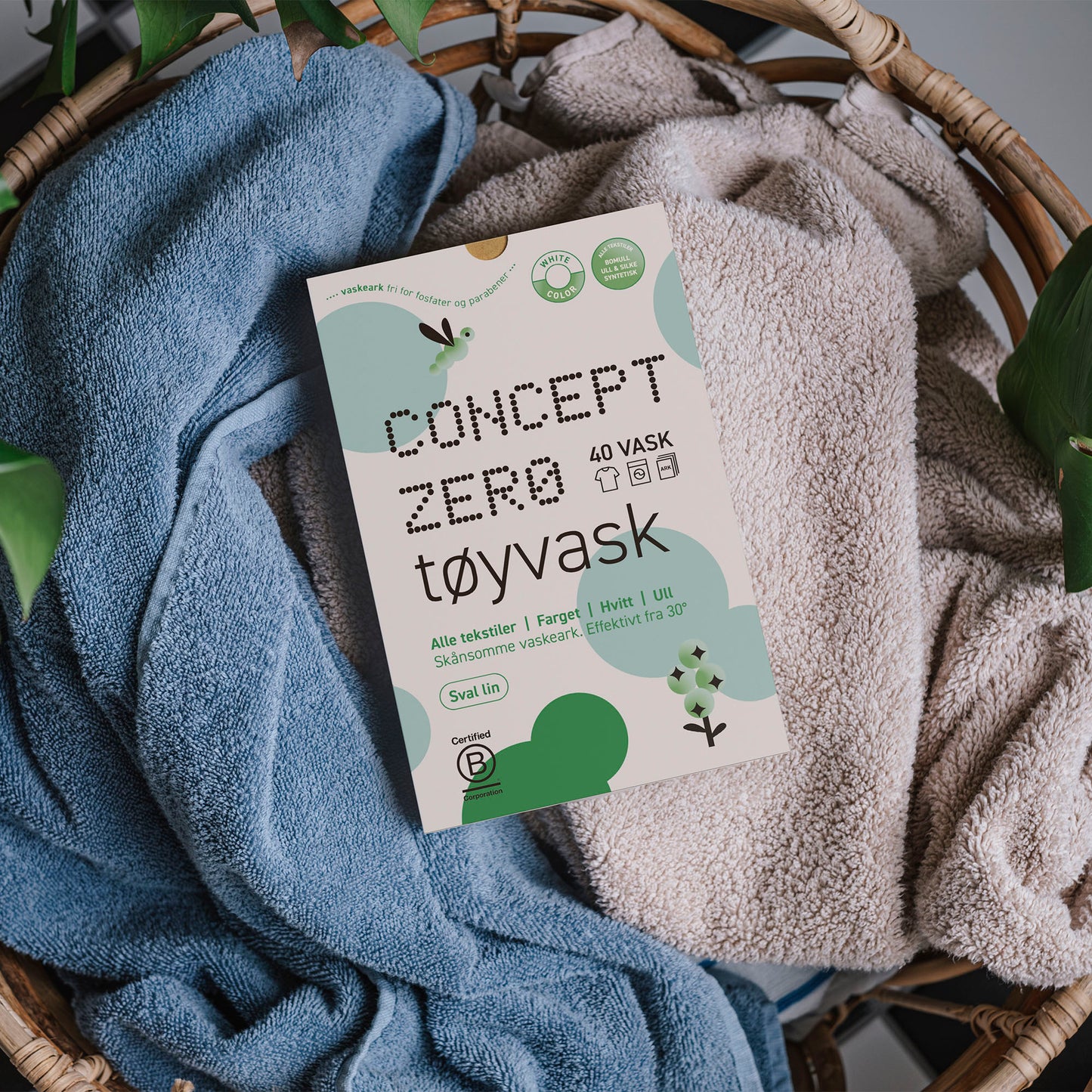 Tøyvask-ark