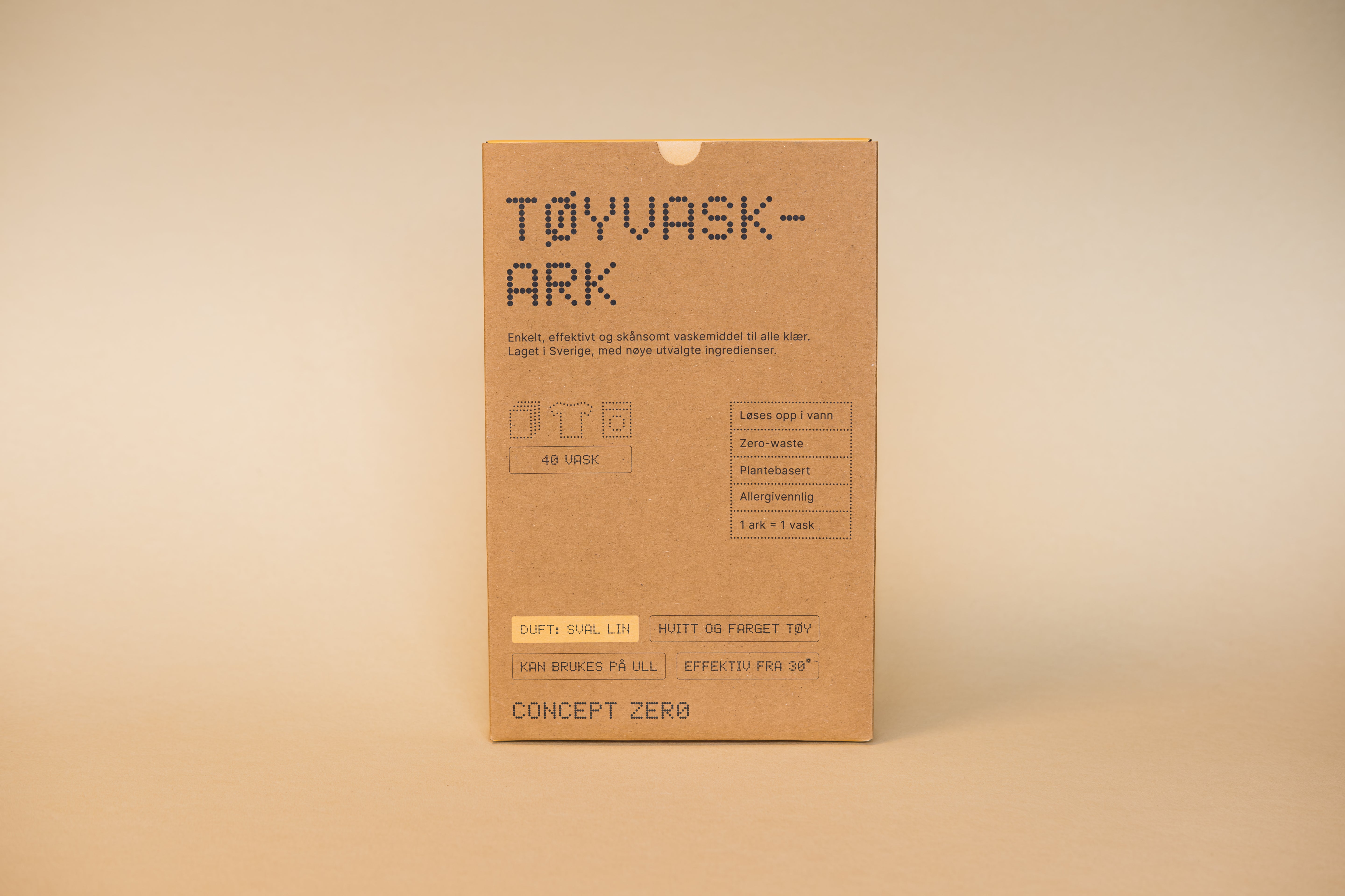 Tøyvask-ark