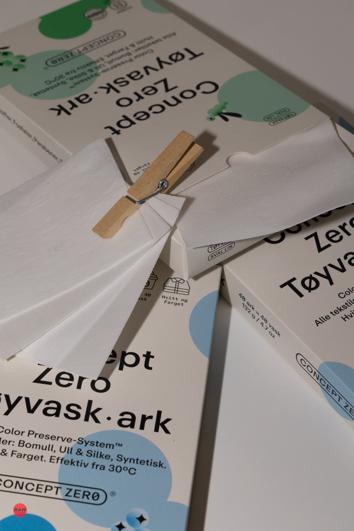 Tøyvask-ark – test begge varianter | Concept Zero